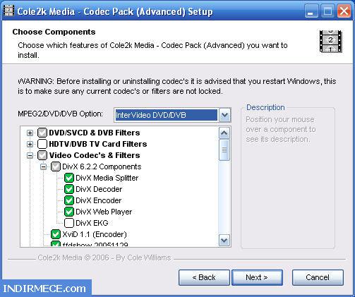 Cole2K Media Advanced Codec Pack