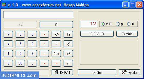 E-Cozum.net Hesap Makinesi & Kur Çevirici