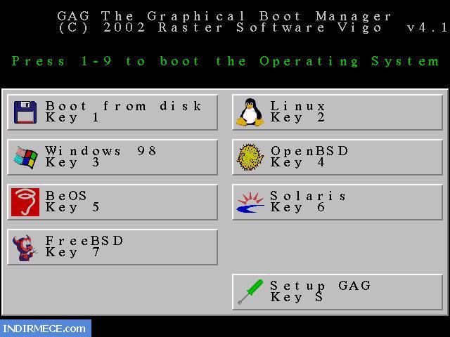 Gag Graphical Boot Manager