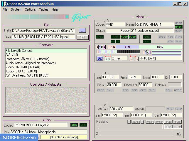 Gspot Codec Information Appliance 2.70A