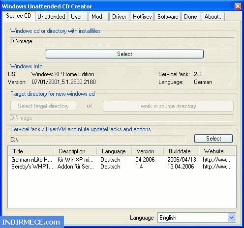 Windows Unattended Cd Creator 1.0.2 B