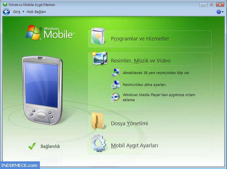 Windows Vista Mobile Aygıt Merkezi